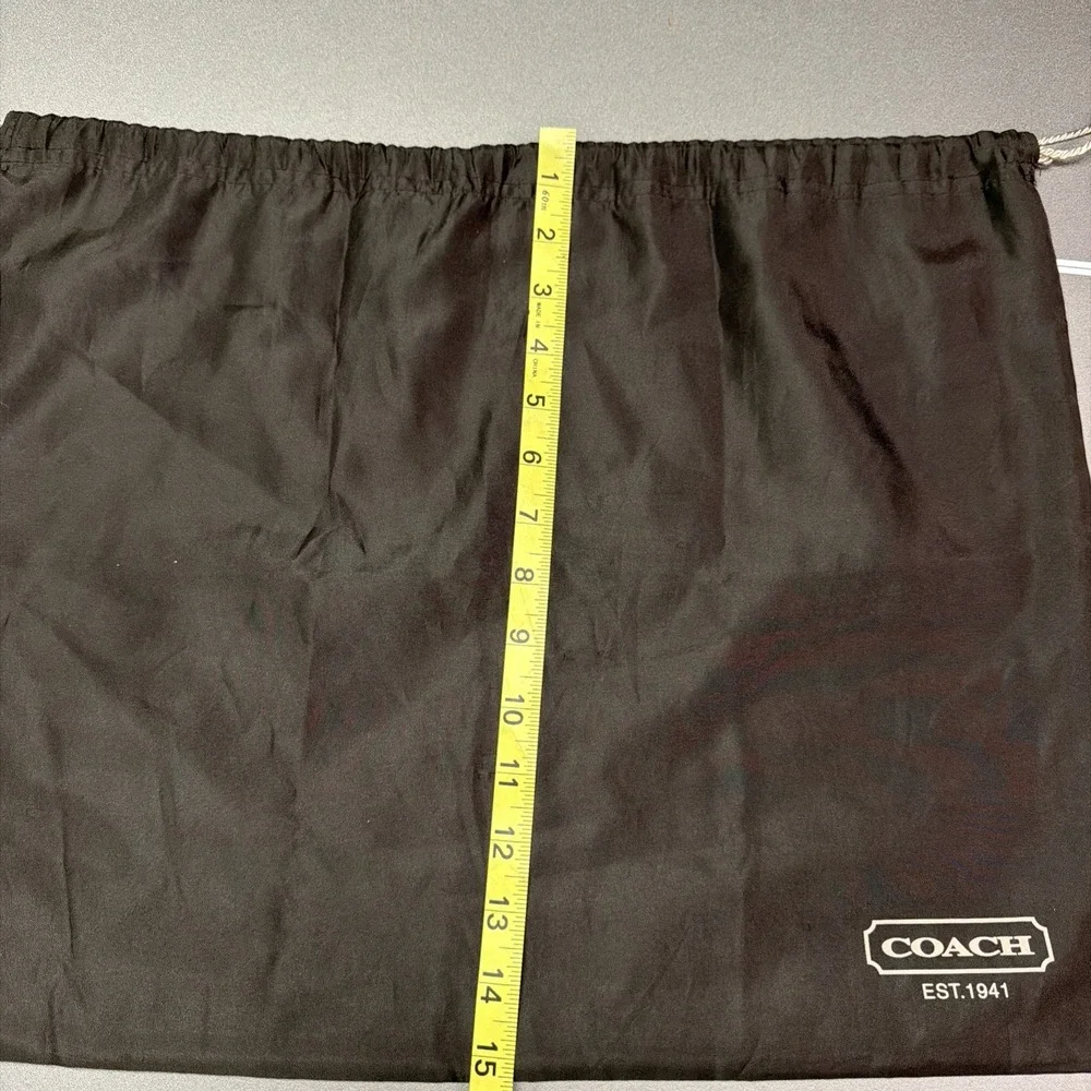 NEW Coach Large Brown Satin Dust‎ Bag Pouch Bag Storage for Bags or Shoes
